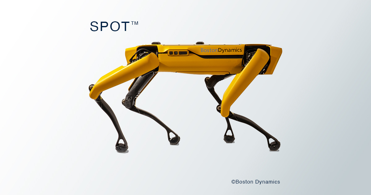 Boston Dynamicsの四足歩行ロボット SPOT | ソフトバンクロボティクス