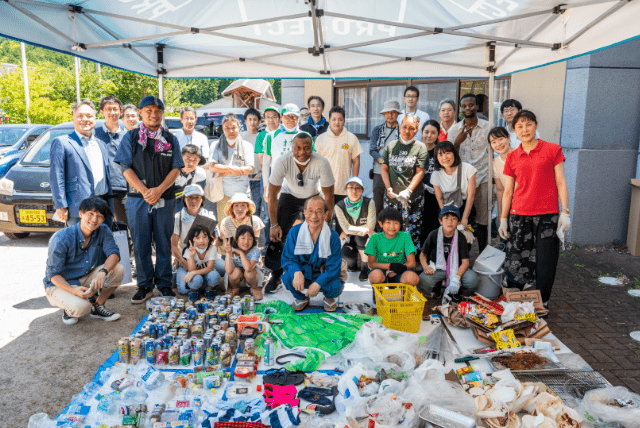 学生たちと京都市長と地域ゴミゼロ大作戦！