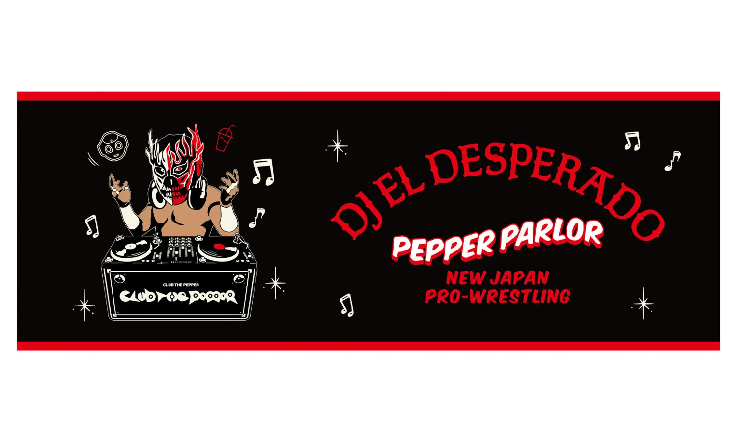 エル・デスペラードDJスタイル フェイスタオル:3,300円(税込)