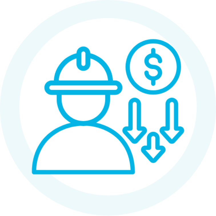 人手不足を解消し人件費を削減