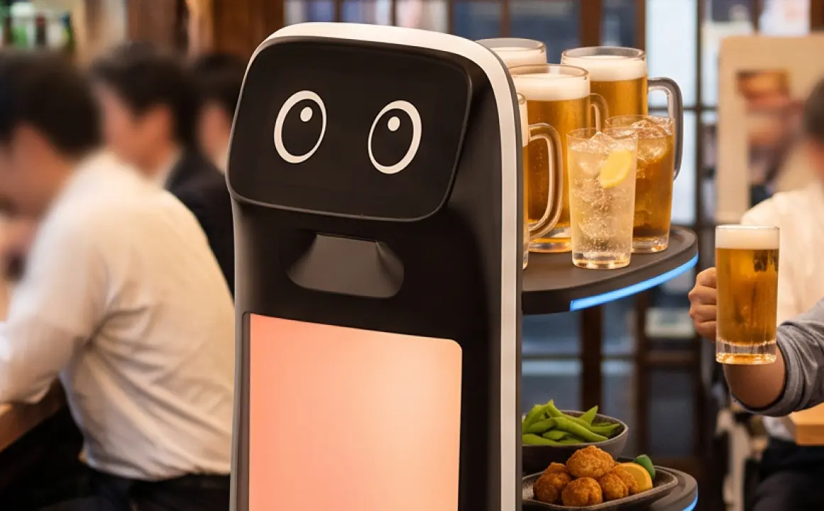 料理もドリンクも安定して運搬