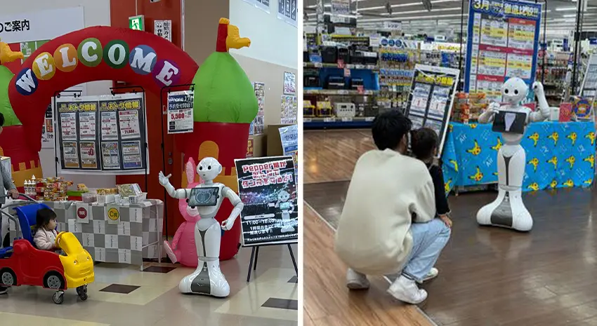 Pepper+活用でイベント効果を最大化​、参加数・獲得数向上につながる店頭プロモーション