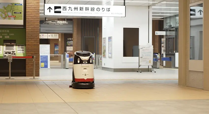 全自動のソリューションで深夜の無人駅清掃を実現。