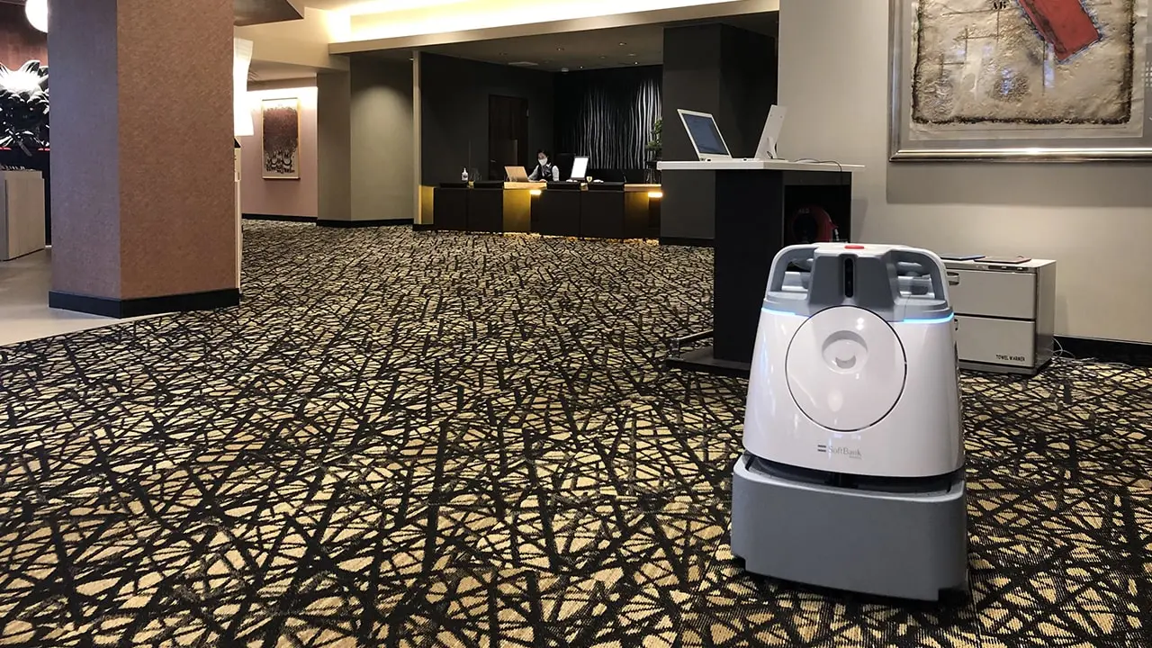 業務用ロボット Whiz ウィズ 導入事例 道後温泉 大和屋本店・ホテル椿舘・八千代 様