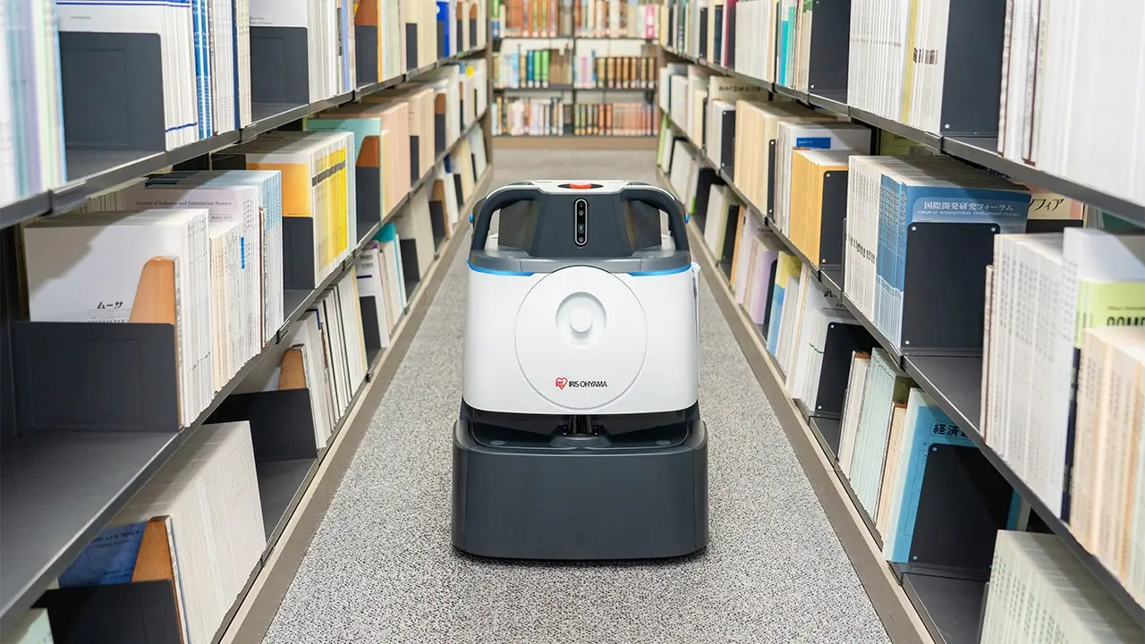 業務用ロボット Whiz ウィズ 導入事例 亜細亜大学 様