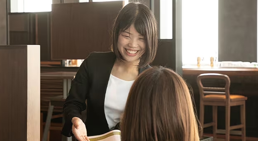接客の様子